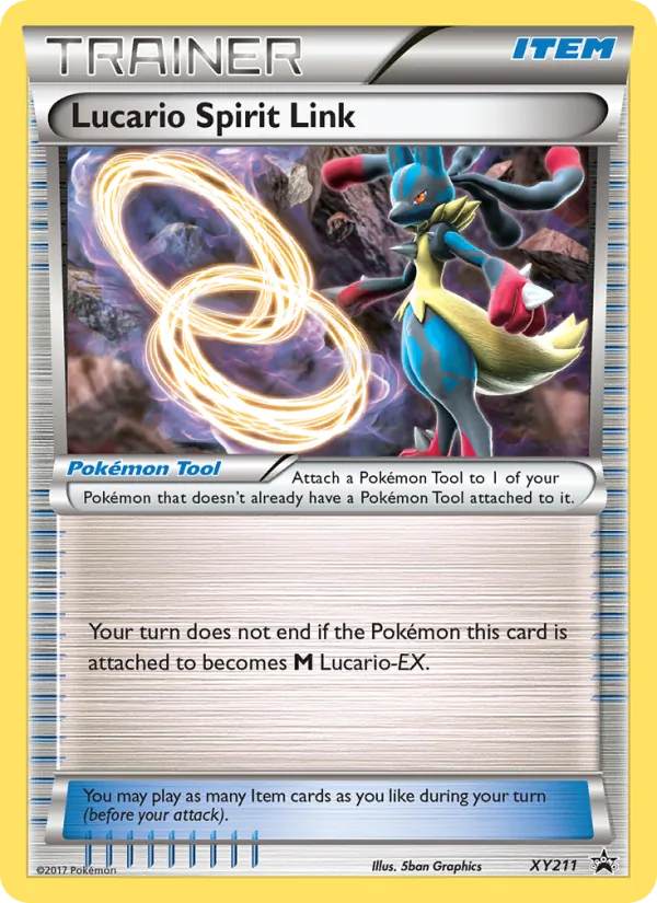 Lucario Spirit Link, XY Black Star Promos No. XY211