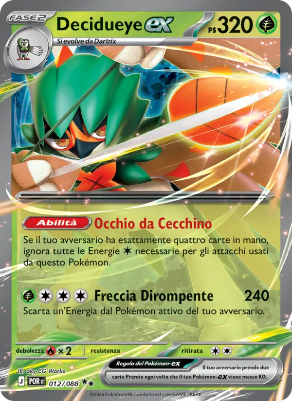 Decidueye-ex, Equilibrio Perfetto Nº 012