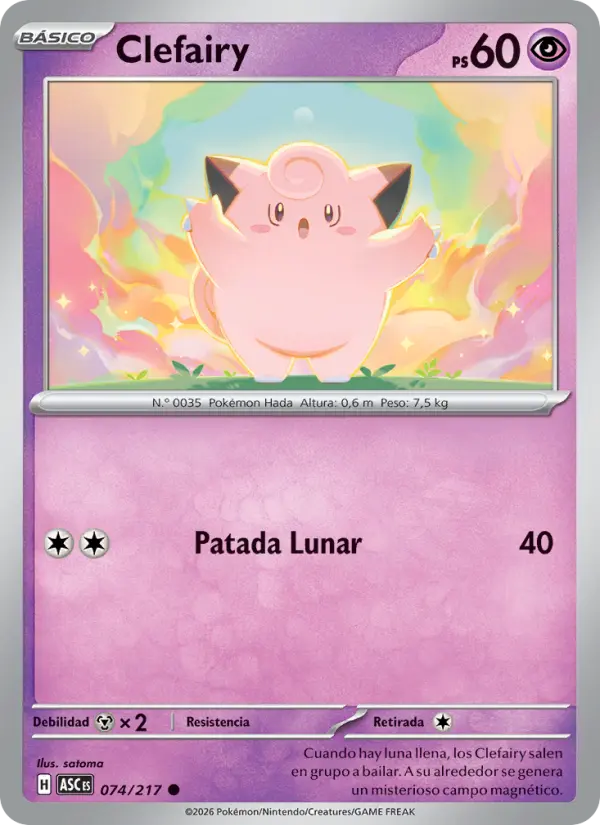 Clefairy, Héroes Ascendentes No. 074