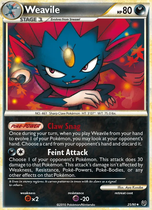Weavile, Undaunted No. 25