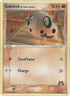 Galekid de Team Magma, EX Team Magma vs Team Aqua Nº 58 Normal