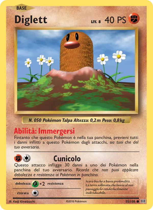 Diglett, Evoluzioni Nº 55