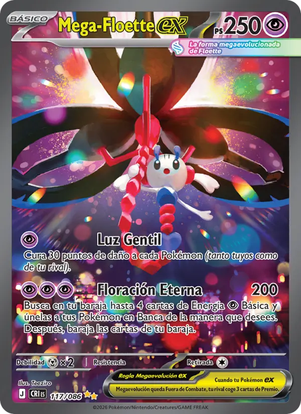 Mega-Floette ex, Caos Creciente Nº 117