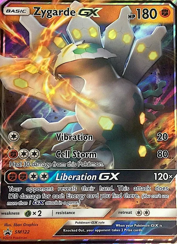 Zygarde GX, SM Black Star Promos No. SM122
