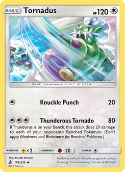 Tornadus, Unified Minds No. 178 Normal