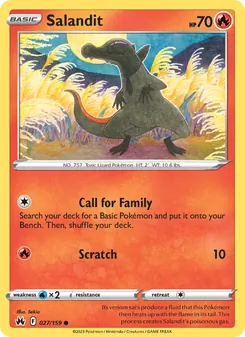 Salandit, Crown Zenith No. 027 Normal