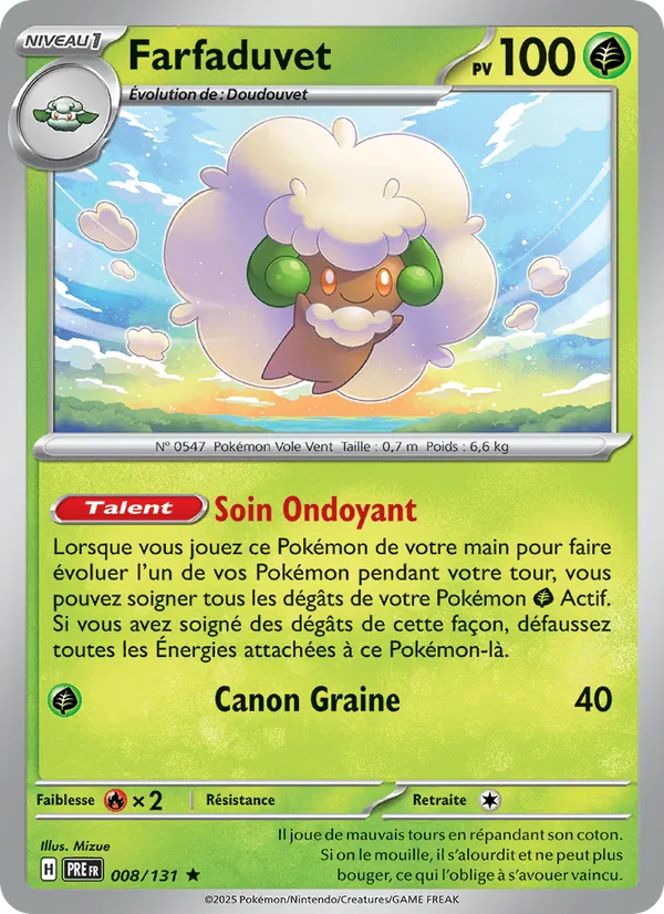 Farfaduvet, Évolutions Prismatiques Nº 008