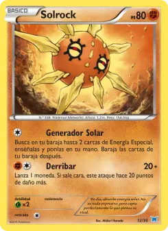 Solrock, Kit de Entrenador XY (Latios) No. 12 Normal