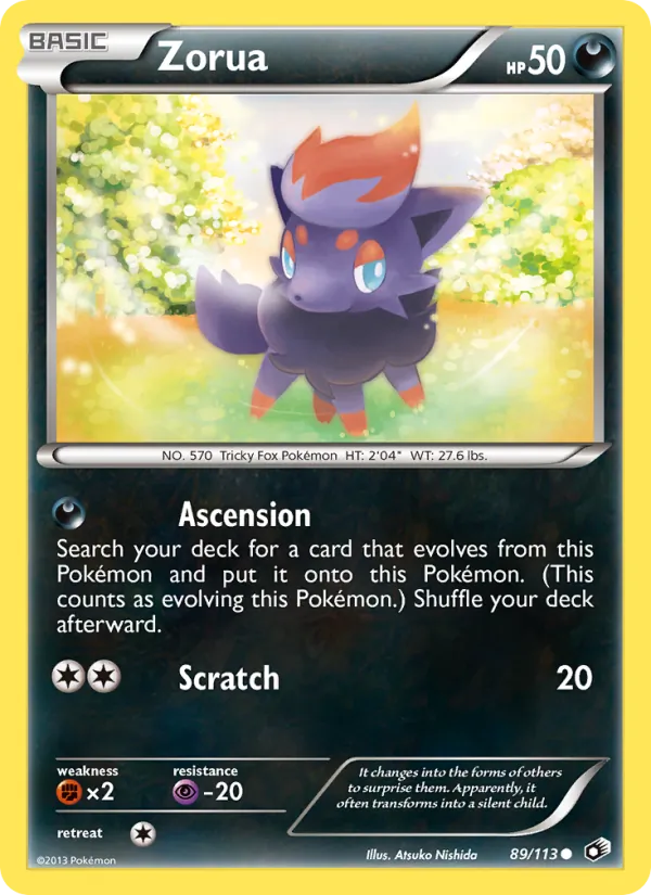 Zorua, Legendary Treasures No. 89