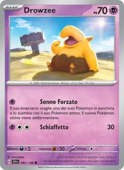 Drowzee, Scarlatto e Violetto Nº 082 Normal