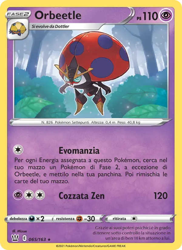 Orbeetle, Stili di Lotta No. 65