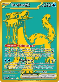 Baojian-ex, Paldeas Schicksale No. 242 Holo