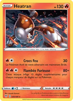 Heatran, Ténèbres Embrasées No. 25 Holo