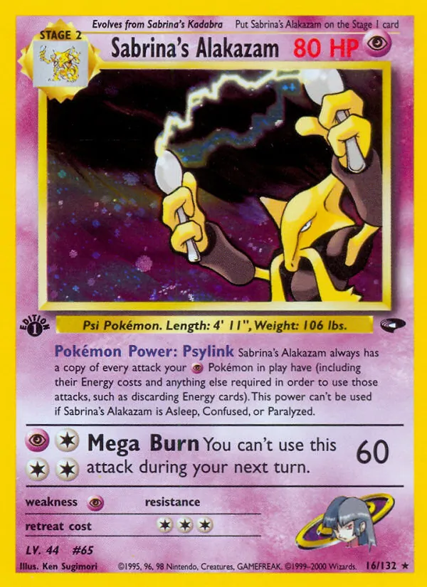 Sabrina's Alakazam, Gym Challenge No. 16