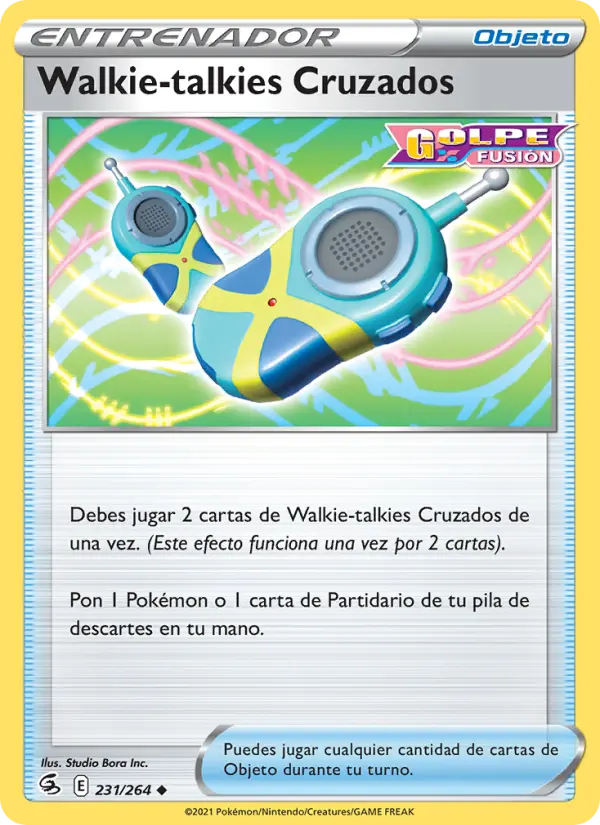 Walkie-talkies Cruzados, Golpe Fusión Nº 231