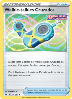 Walkie-talkies Cruzados, Golpe Fusión No. 231 Normal