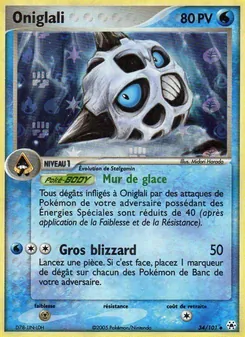 Oniglali, EX Légendes Oubliées Nº 34 Normal