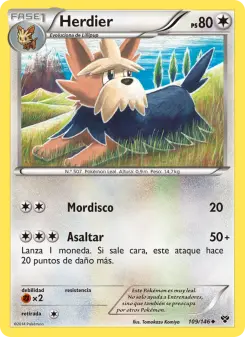 Herdier, XY Nº 109 Normal