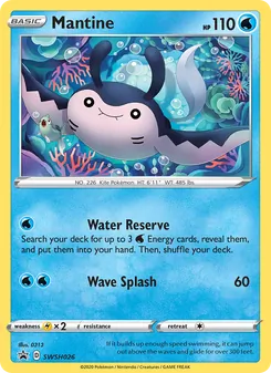 Mantine, SWSH Black Star Promos No. SWSH026 Holo
