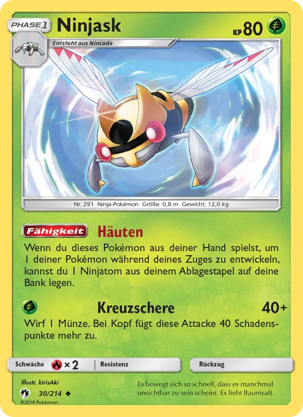 Ninjask, Echo des Donners No. 30