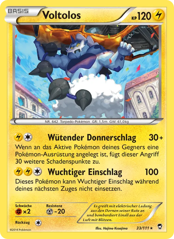 Voltolos, Fliegende Fäuste No. 33