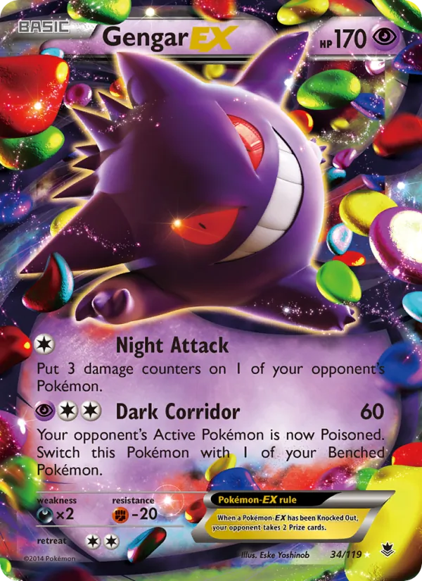Gengar EX, Phantom Forces Nº 34