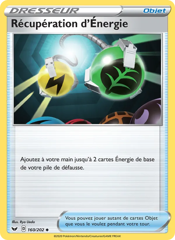 Récupération d'Énergie, Épée et Bouclier Nº 160