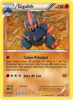 Gigalith, Nobles Victorias Nº 61 Normal