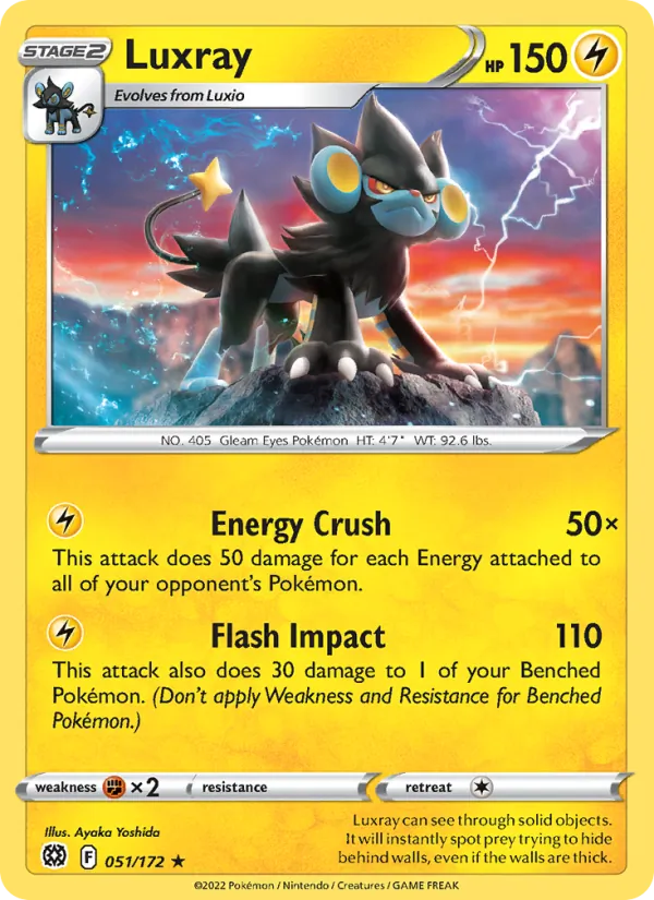 Luxray, Brilliant Stars No. 051