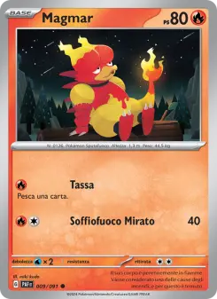 Magmar, Destino di Paldea Nº 009 Normal