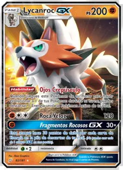 Lycanroc GX, Union de Aliados Nº 82 Normal