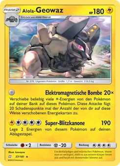 Alola-Geowaz, Teams Sind Trumpf No. 37 Normal