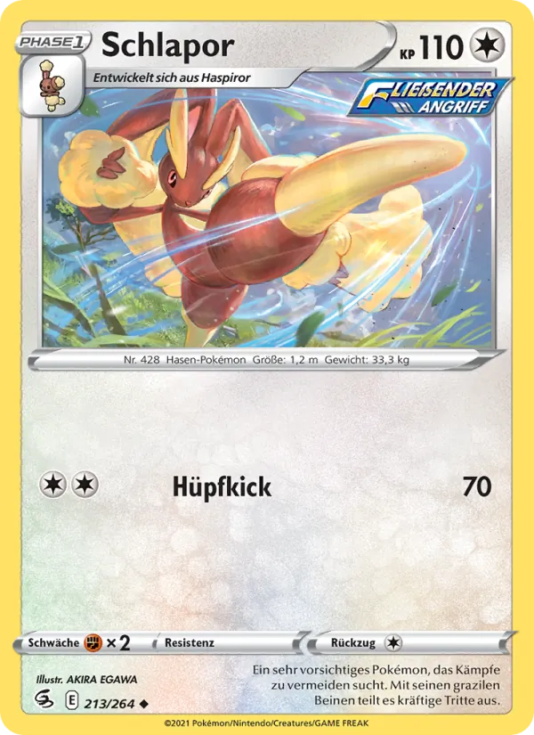 Schlapor, Fusions Angriff Nº 213