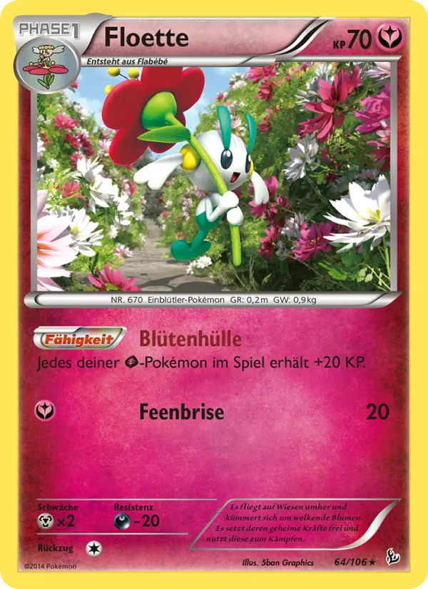 Floette, Flammenmeer Nº 64