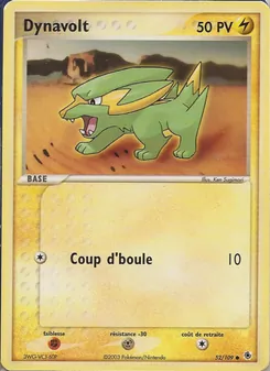 Dynavolt, EX Rubis & Saphir Nº 52 Normal