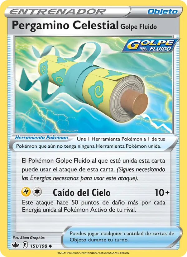 Pergamino Celestial Golpe Fluido, Reinado Escalofriante No. 151