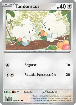 Tandemaus, Evoluciones en Paldea No. 167 Normal
