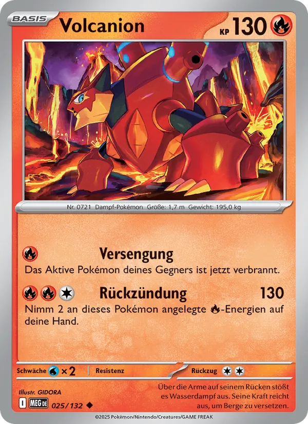 Volcanion, Mega-Entwicklung Nº 025
