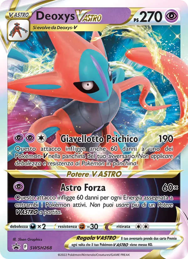 Deoxys V ASTRO, SPSC Promo Nº SWSH268