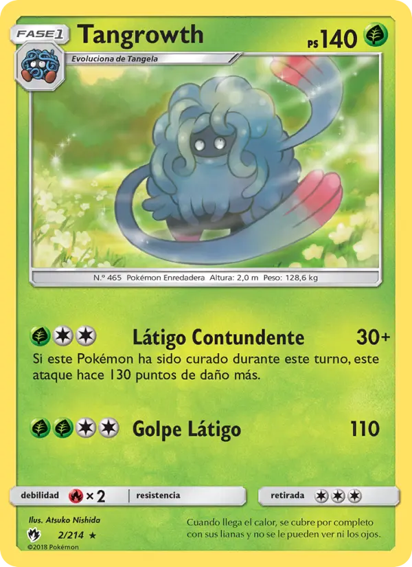 Tangrowth, Truenos Perdidos No. 2