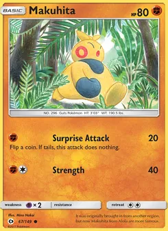 Makuhita, Sun & Moon Nº 67 Normal