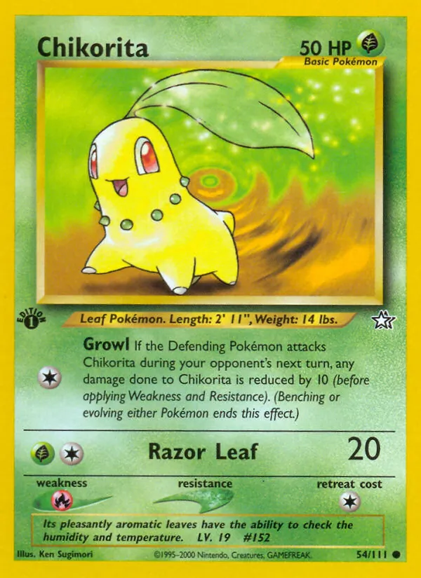 Chikorita, Neo Genesis Nº 54