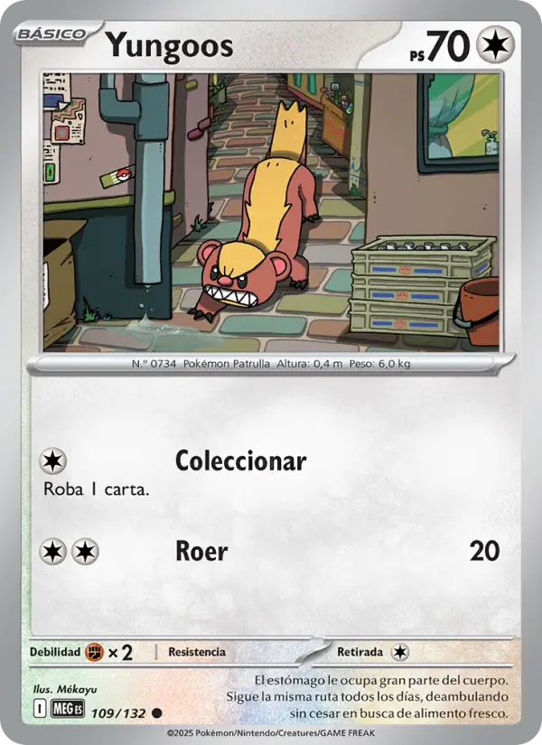 Yungoos, Megaevolución No. 109