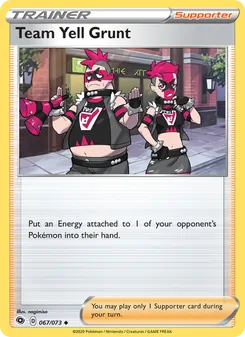 Team Yell Grunt, Champion's Path No. 67 Normal