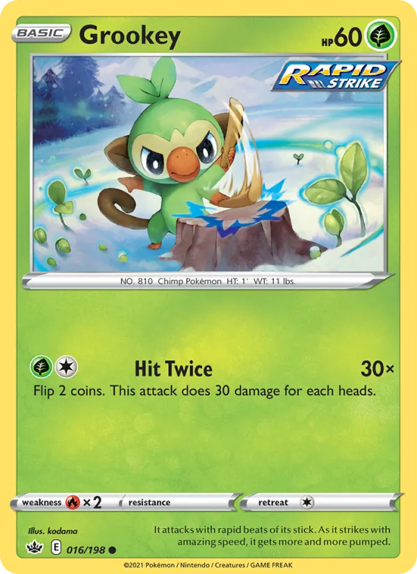 Grookey, Chilling Reign No. 16