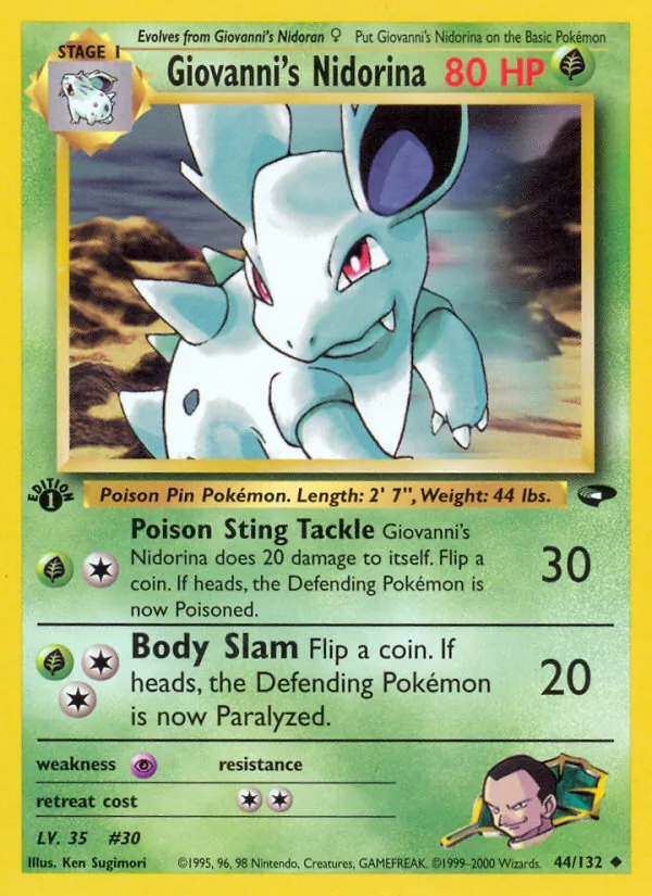Giovanni's Nidorina, Gym Challenge No. 44