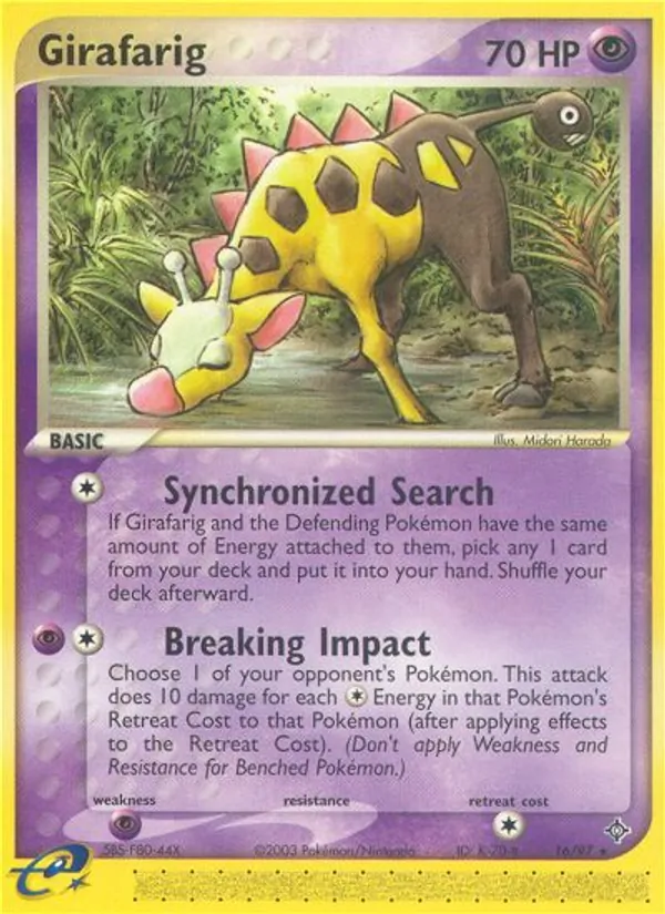 Girafarig, Dragon No. 16