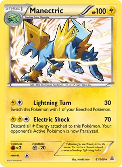 Manectric, Primal Clash No. 61 Normal