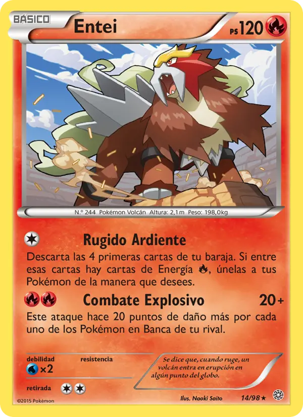 Entei, Antiguos Orígenes No. 14
