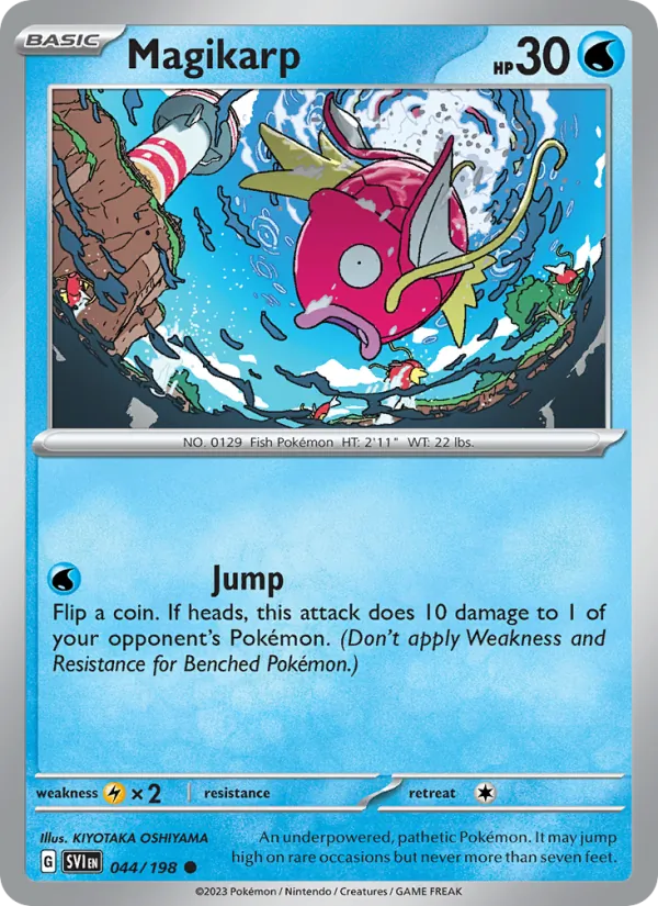 Magikarp, Scarlet & Violet Nº 044